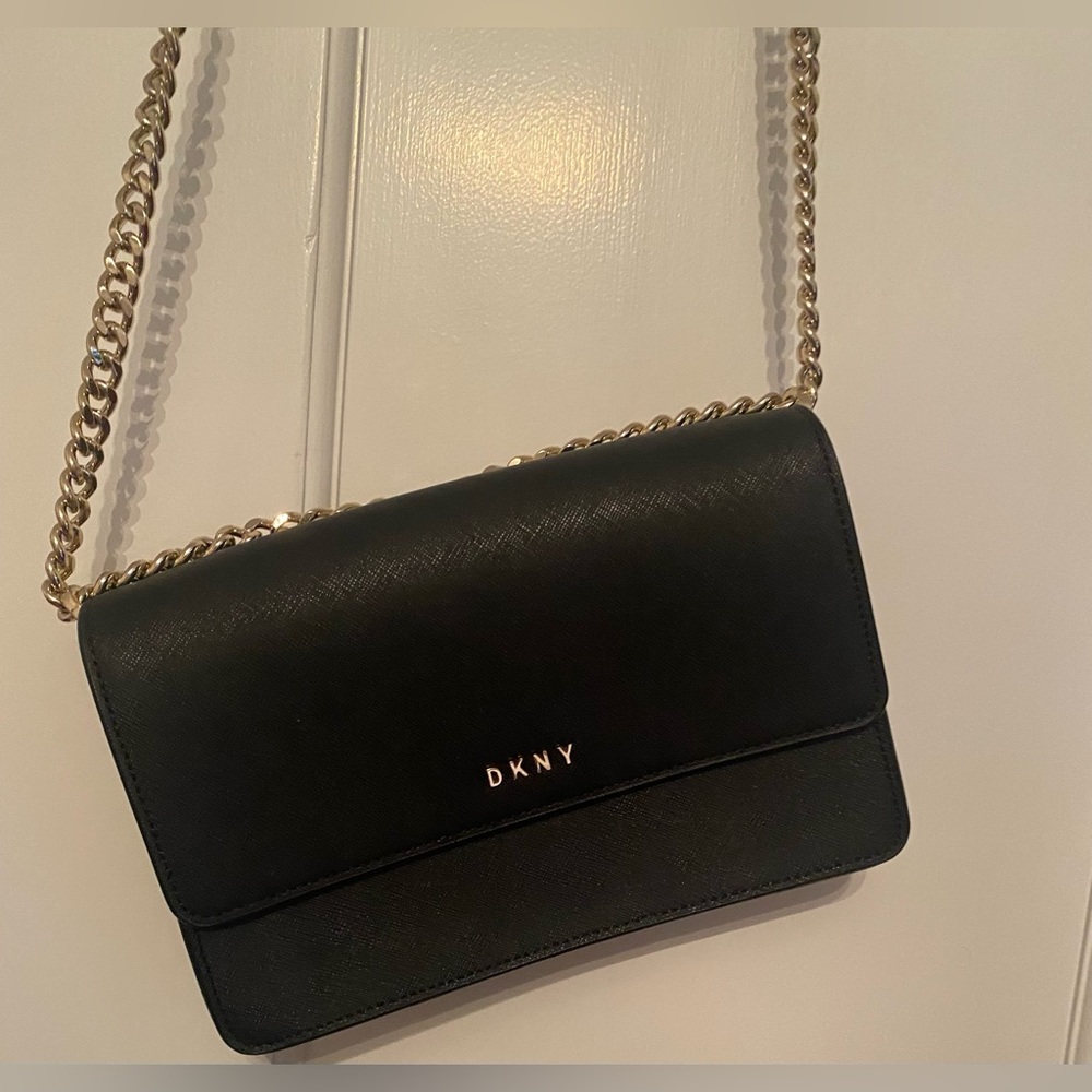 DKNY flap cross body or shoulder strap bag